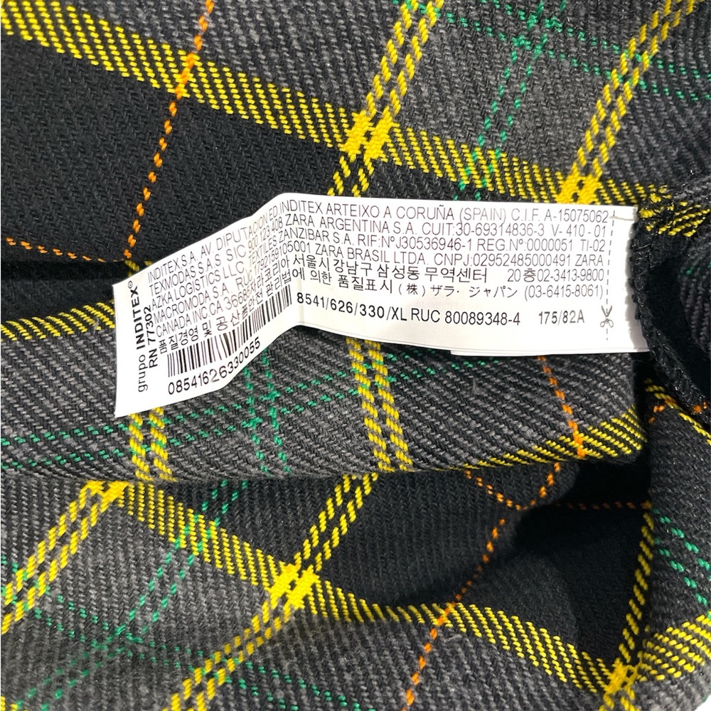 Zara Plaid Skirt and Matching Blouse - Picture 6 of 10